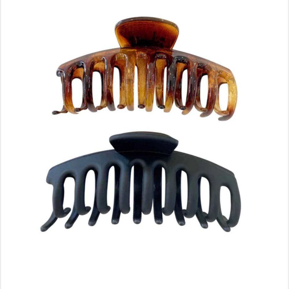 New 2 Pack New Claw Hair Clips
